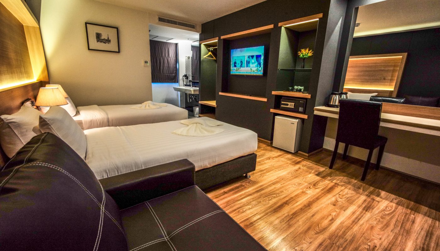 Twin Room 2 l The Three Hatyai Hotel